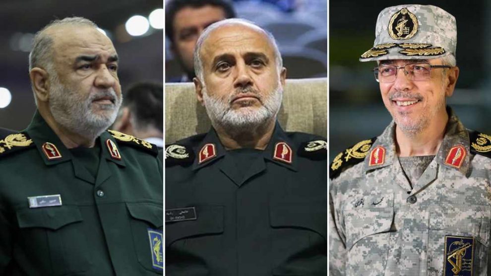 altos mandos iraníes muertos