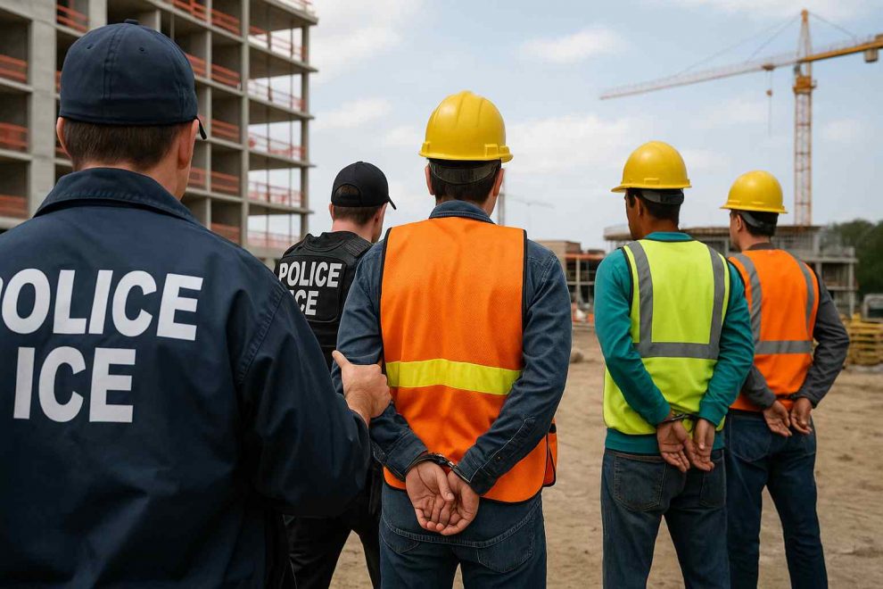 Redadas de ICE en la construcción afectan sector clave