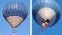 accidente con globo aerostático