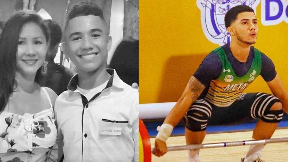 Juan Esteban Peña fue asesinado en Pereira y su madre murió días después. Familiares exigen justicia por el crimen del deportista.