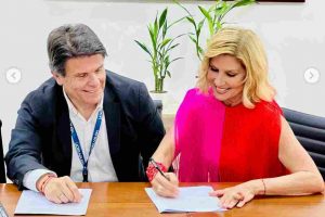 Maite Delgado y José Andrés Padrón animarán el Miss Universe Venezuela 2025. Así lo anunció la Organización Miss Venezuela.