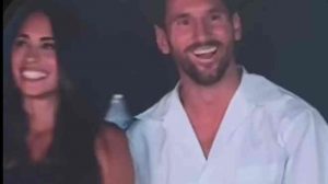 Messi y Antonela Kiss Cam Coldplay