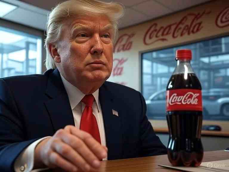Trump cambia la fórmula de la Coca-Cola