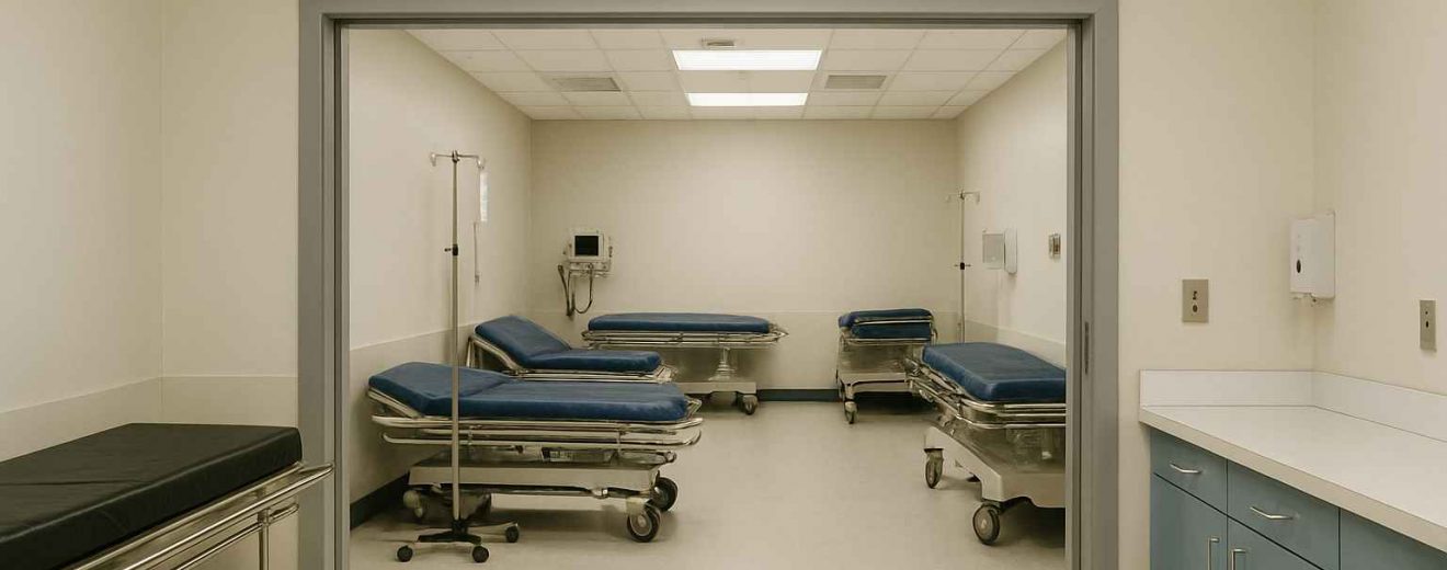 sala de emergencia de un hospital