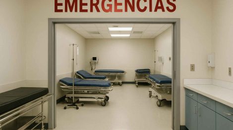 sala de emergencia de un hospital
