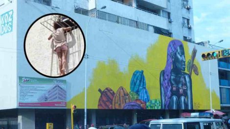 Niña rescatada en Maracay tras quedar atrapada