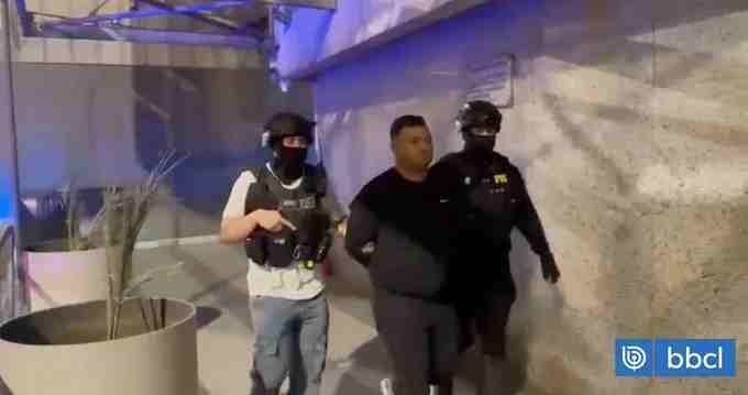 Captura del “Gordo Alex” en Chile, líder del Tren de Aragua