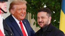Reunión de Donald Trump y Volodimir Zelensky