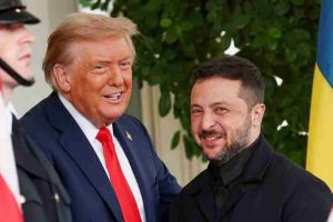 Reunión de Donald Trump y Volodimir Zelensky