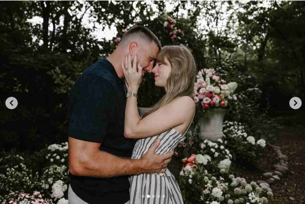 Taylor Swift anunció que se casa con Travis Kelce