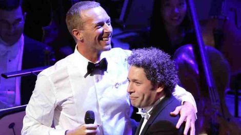 La amistad entre Gustavo Dudamel y Chris Martin