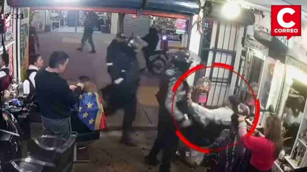 barbero venezolano agredido en Lima