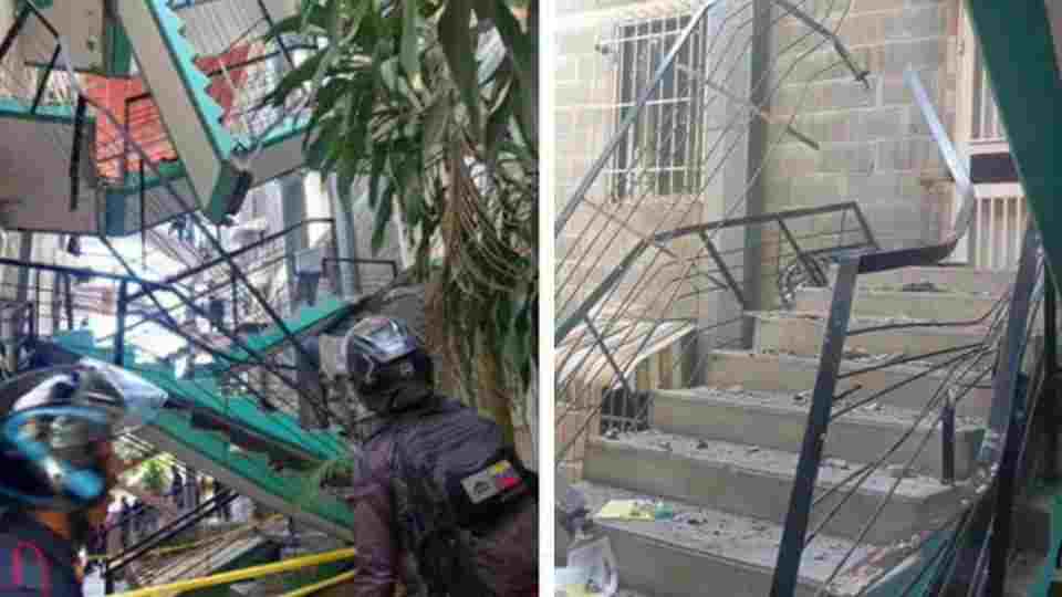 Colapsaron escaleras en edificio de Guatire: 13 heridos