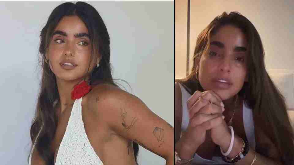 Isabella Ladera llora