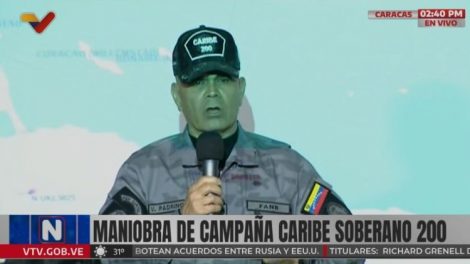 con despliegue aéreo, marítimo y antiaéreo como parte de la Operación Independencia 200.