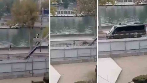 Video muestra huida de ladrones del Louvre