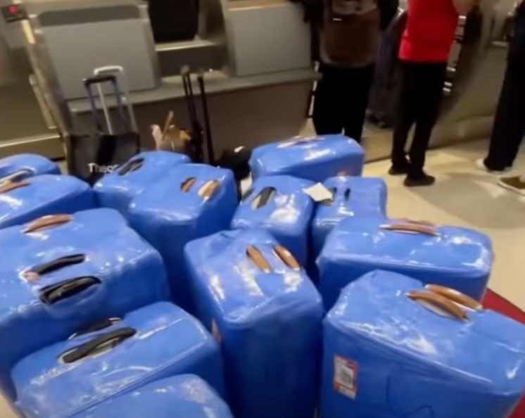 causa revuelo al viajar al Miss Universo con 29 maletas rumbo a Tailandia