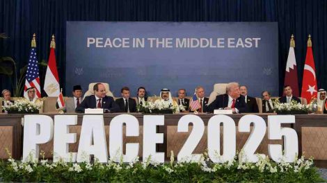 Trump firmó el fin de la guerra en Gaza