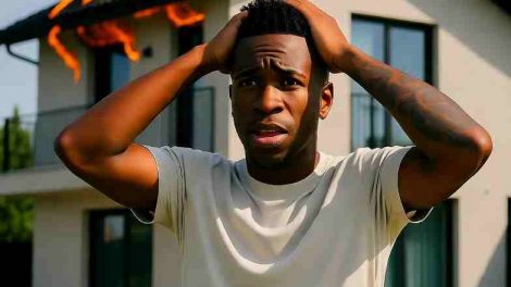 Incendio en la casa de Vinicius Junior en Madrid