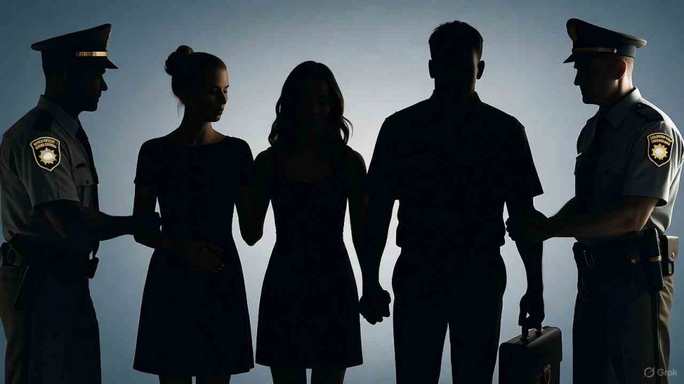 Detenidos por la policía