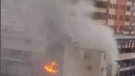 Incendio en la Panadería La Mansión del Pan, en La Victoria. Aragua