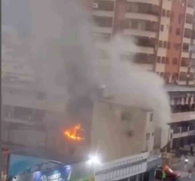 Incendio en la Panadería La Mansión del Pan, en La Victoria. Aragua