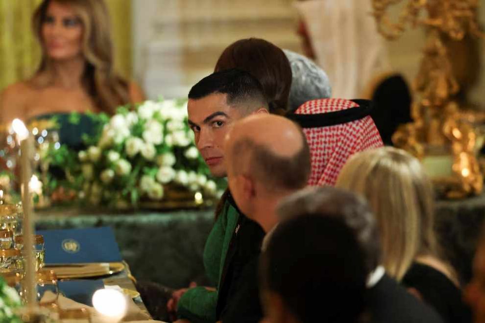 Visita de Cristiano Ronaldo y Georgina Rodríguez a la Casa Blanca