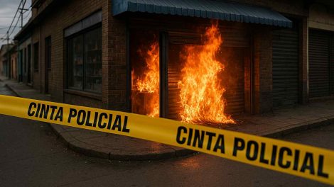 Por celos incendió el negocio de su ex pareja