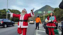 Santa de la Cota Mil inicia la Navidad en Caracas