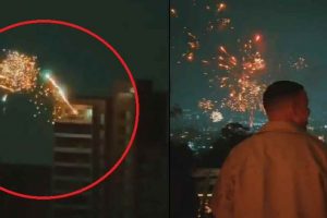 Buscan responsables por fuegos artificiales en Medellín