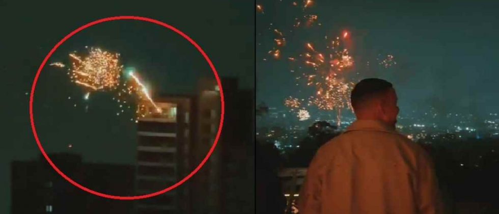 Buscan responsables por fuegos artificiales en Medellín