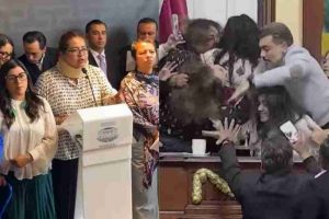 Discusión en congreso mexicano terminó en golpes y forcejeos durante debate por la desaparición del InfoCDMX en Ciudad de México.