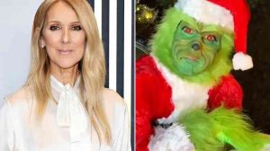 Céline Dion se disfrazó del Grinch en Navidad