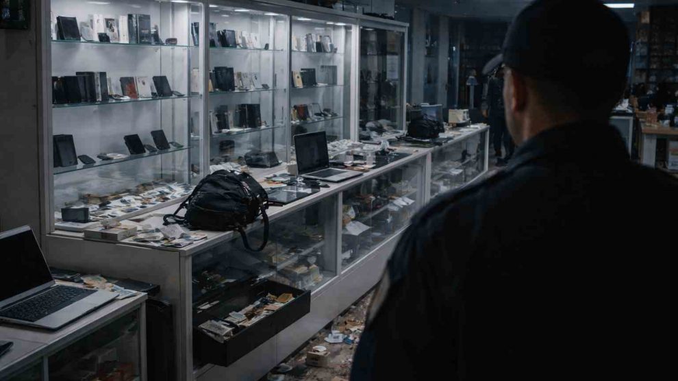 Vigilante robaba equipos electrónicos y dinero en efectivo de una tienda en Antímano