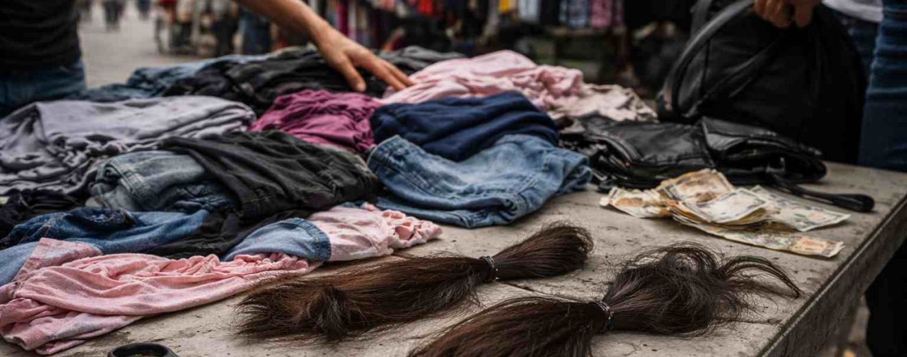 Fingían vender ropa y robaban el cabello en Barcelona
