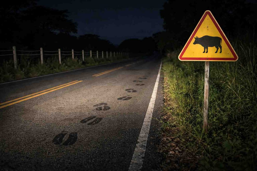 accidente en una carretera.