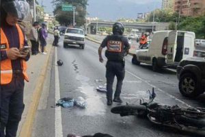 accidente en prados del este con moto