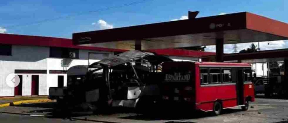 Explosión de camionetica en Maracay