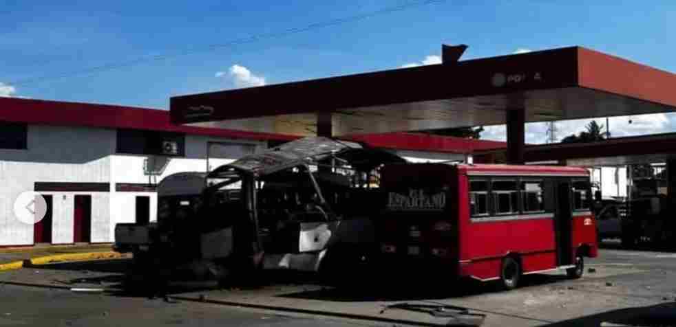 Explosión de camionetica en Maracay