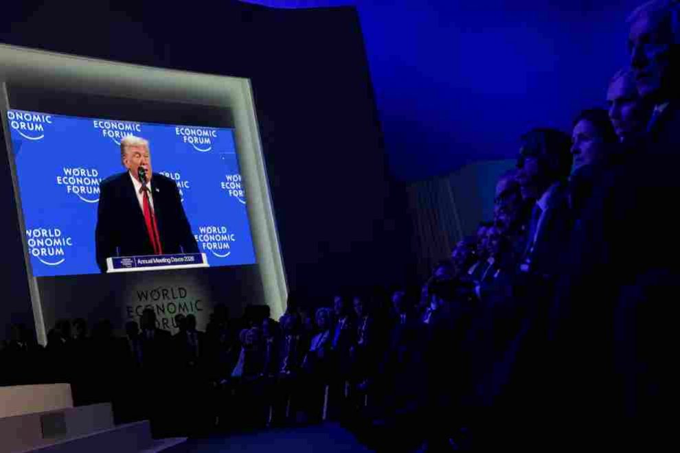 Trump en Davos