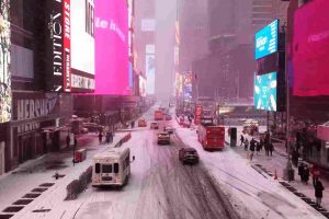 La gran tormenta de hielo y nieve en Estados Unidos