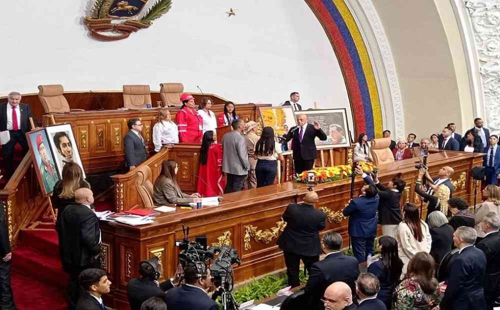 Parlamento de Venezuela reeligió a Jorge Rodríguez