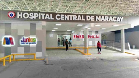 Hospital Central de Maracay entrada