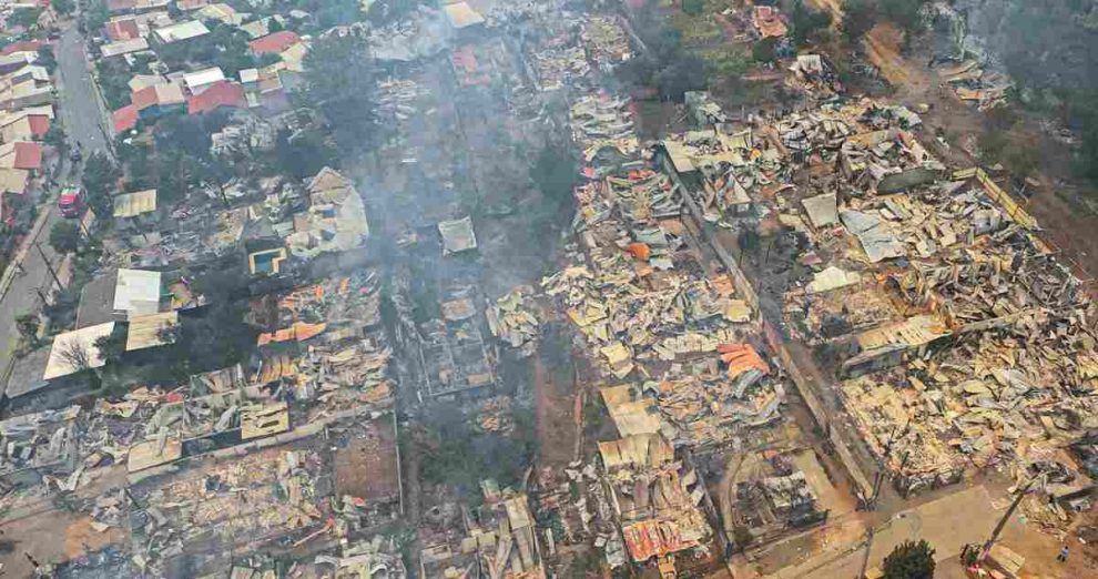 Incendios en Chile dejan 19 fallecidos