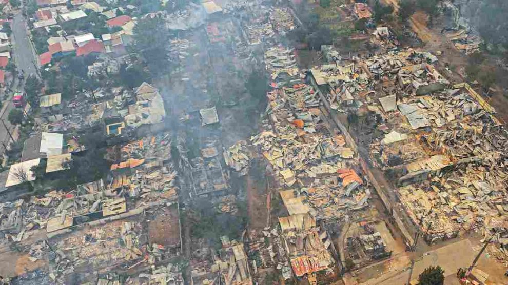 Incendios en Chile dejan 19 fallecidos