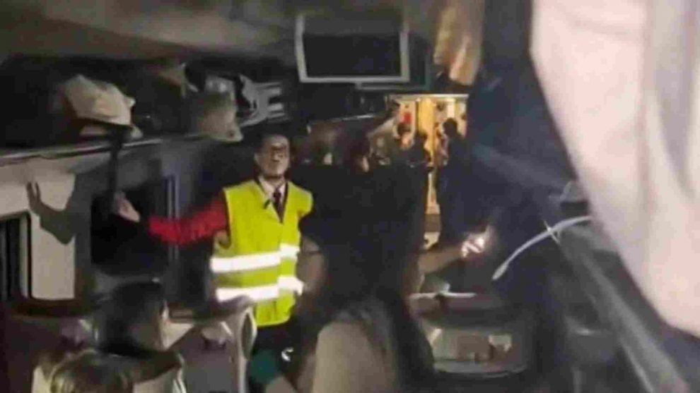 Trabajador venezolano del tren Iryo