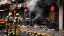 Incendio en restaurante de Sushi