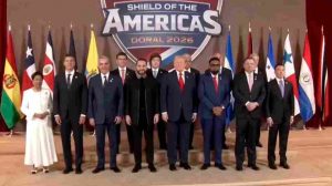 Trump lidera cumbre Escudo de las Américas