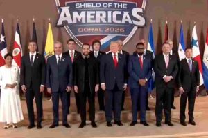 Trump lidera cumbre Escudo de las Américas