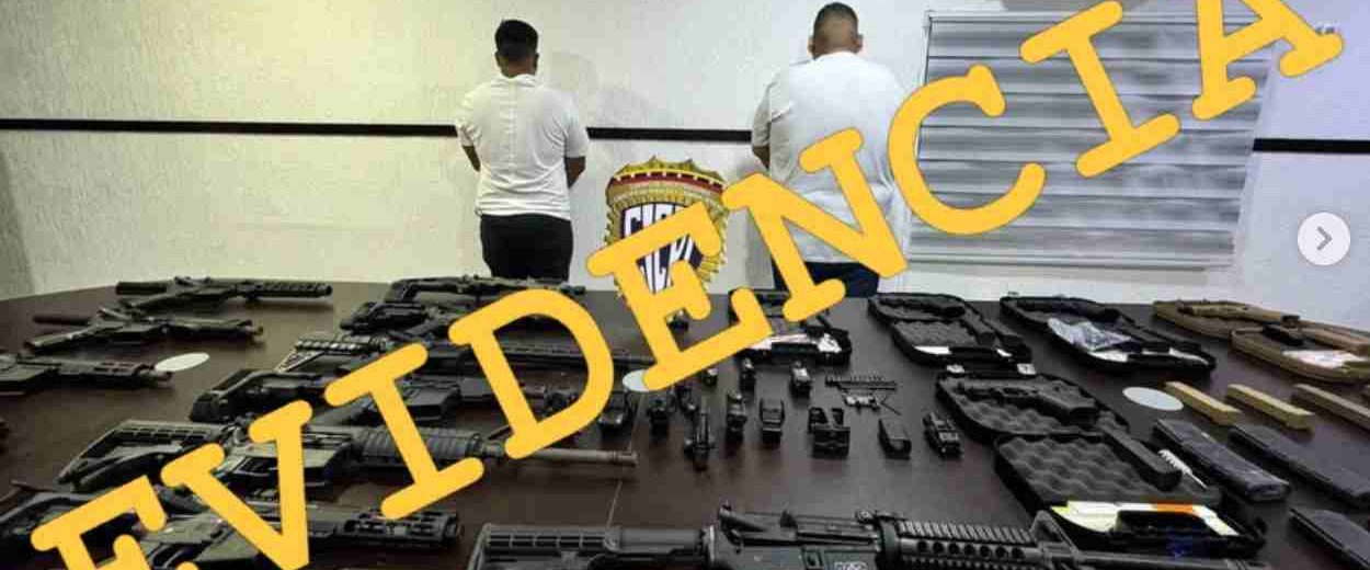 Dos traficantes de armas fueron detenidos en Aragua